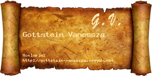 Gottstein Vanessza névjegykártya
